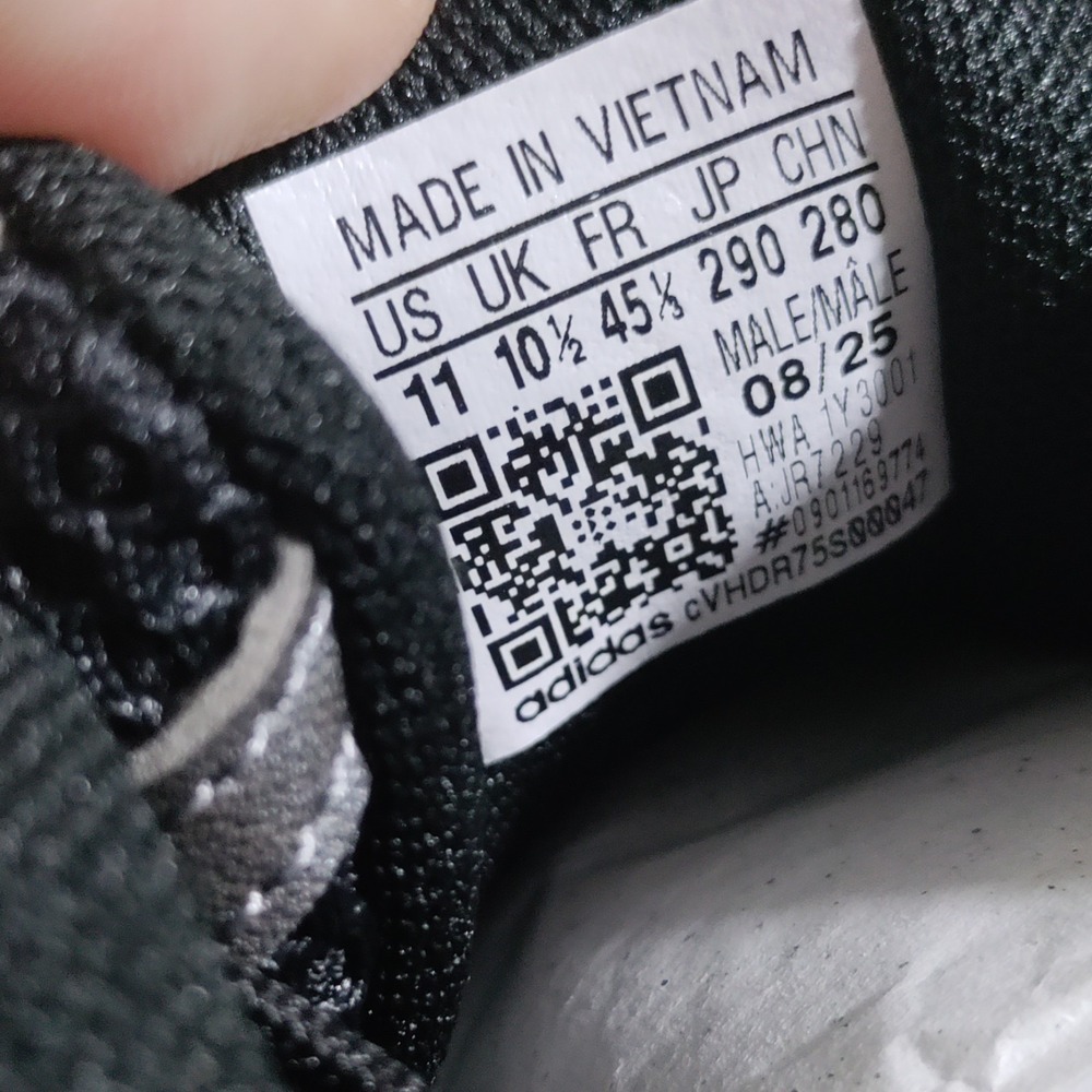 Adidas Sneakers‎ Mens 11 TECHNOCHAOS 2000 Black Iron Metallic Trainers NIB - Picture 10 of 11